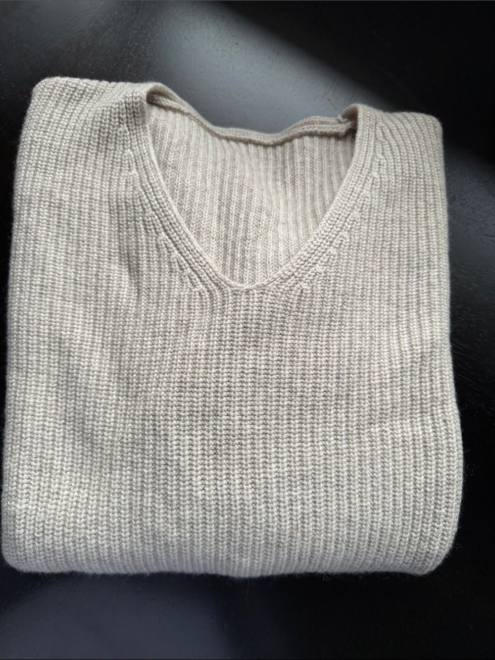 Jenni Kayne Cream Wool Cashmere cabin Sweater